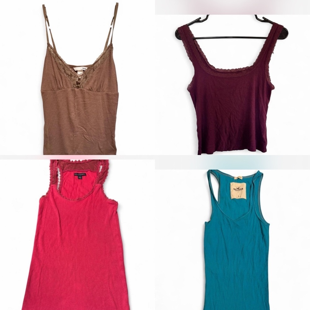 Womens Cami / Tank Top bundle size small/ Hollister / American eagle/ H&M y2k
